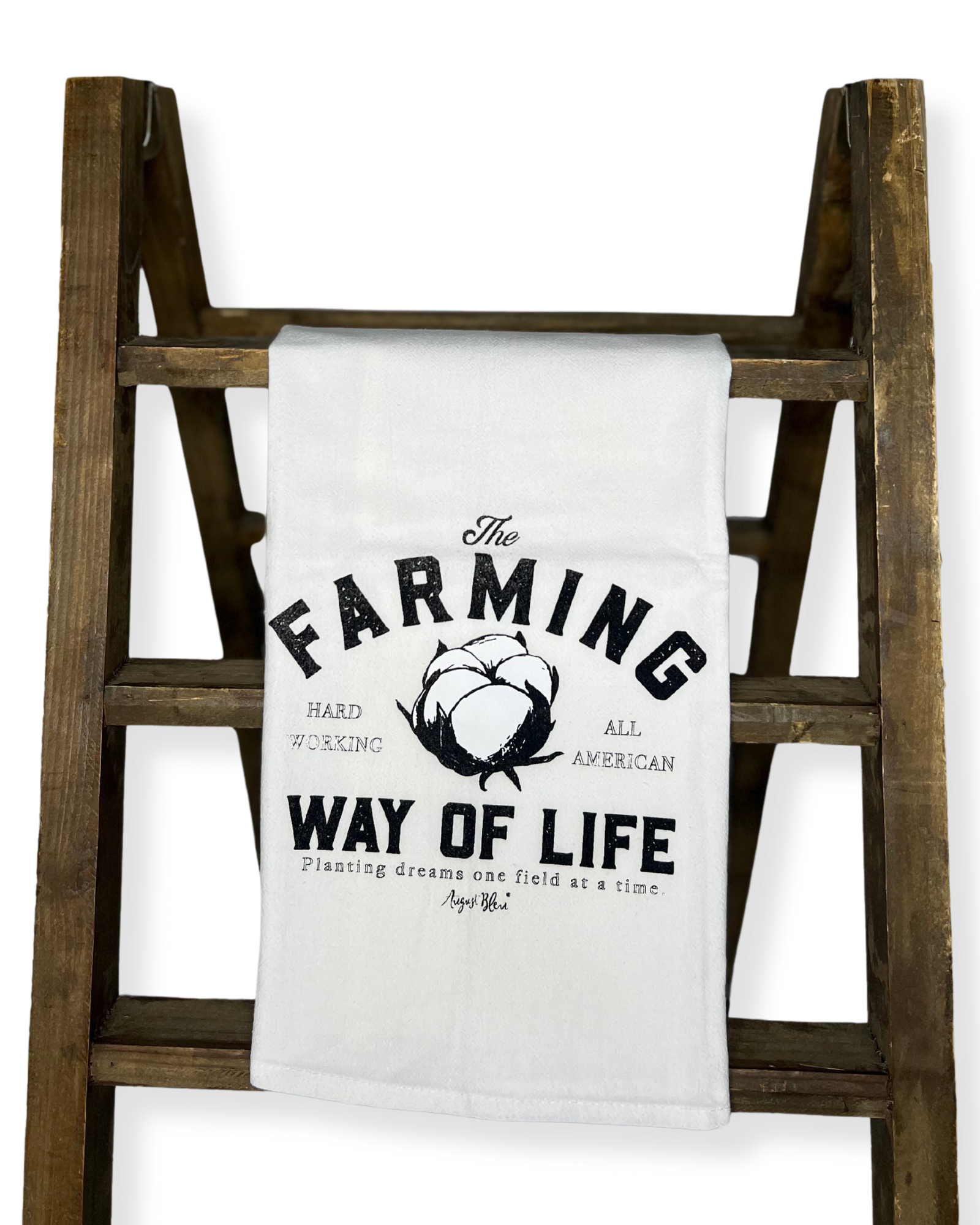 Farming Way of Life Tea Towel