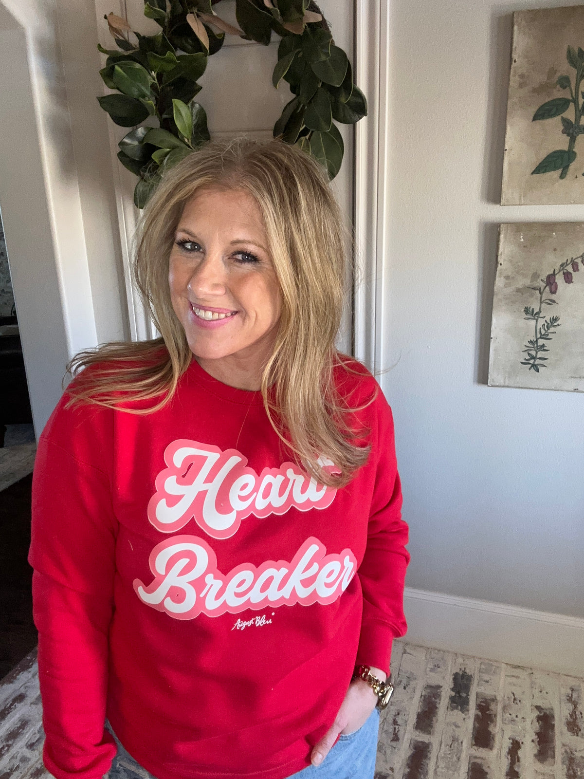 Heart Breaker Red Sweatshirt