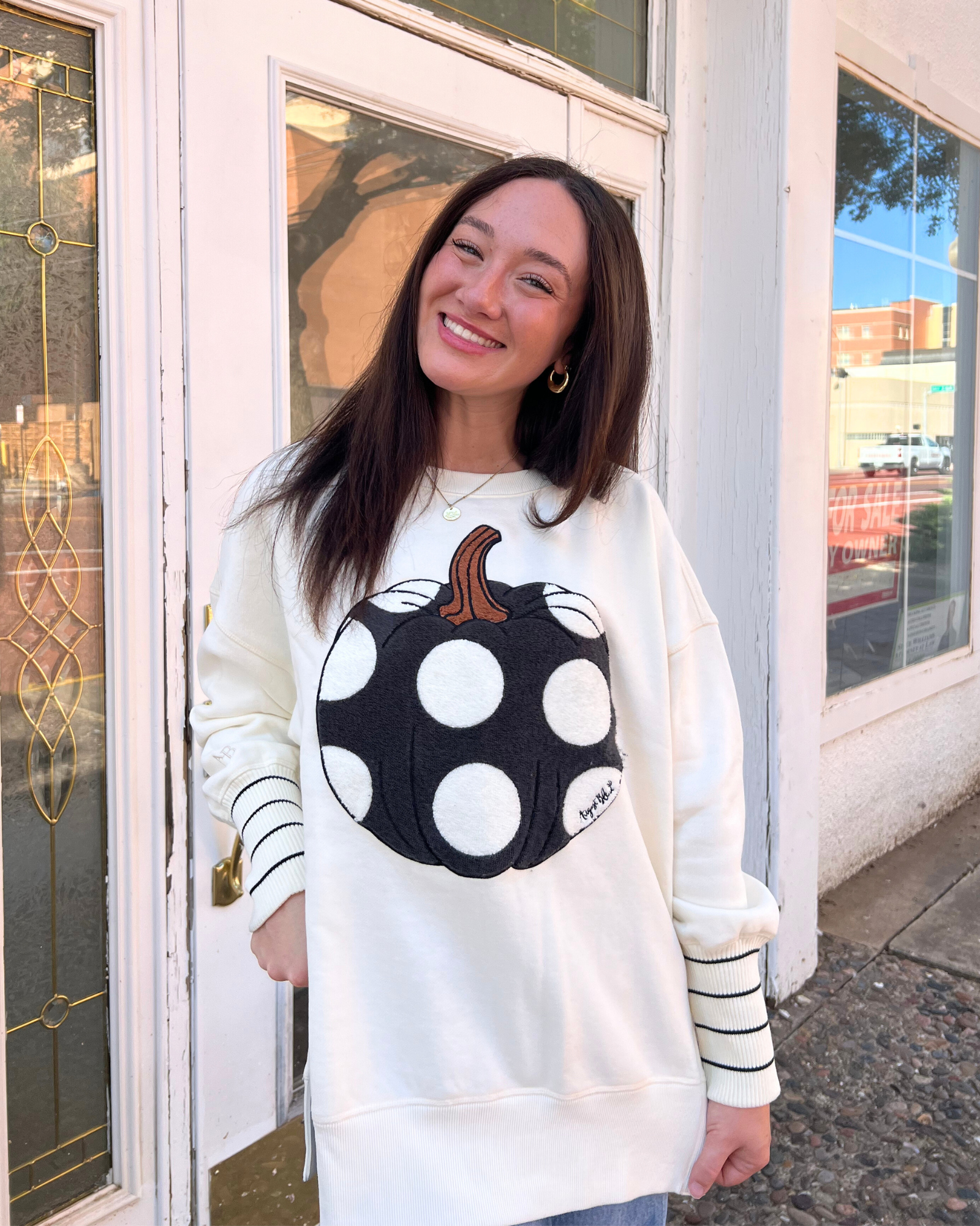 dottie the pumpkin carli sweatshirt