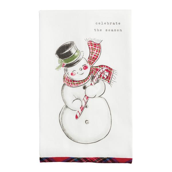 Snowman Printed Towel