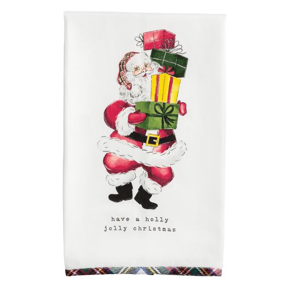 Holly Jolly Christmas Printed Towel
