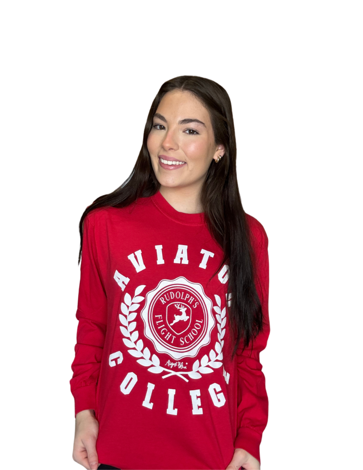 Aviator College Comfort Color Long Sleeve Tee