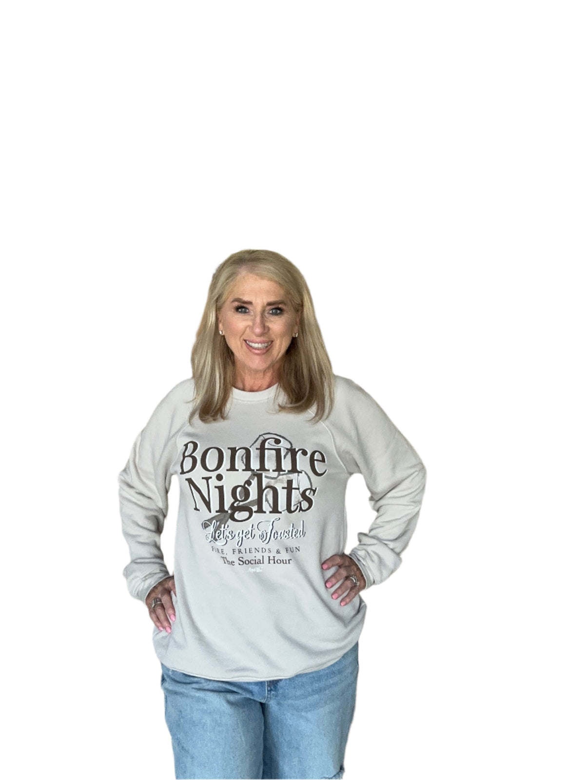 Bonfire Nights Heather Dust Sweatshirt