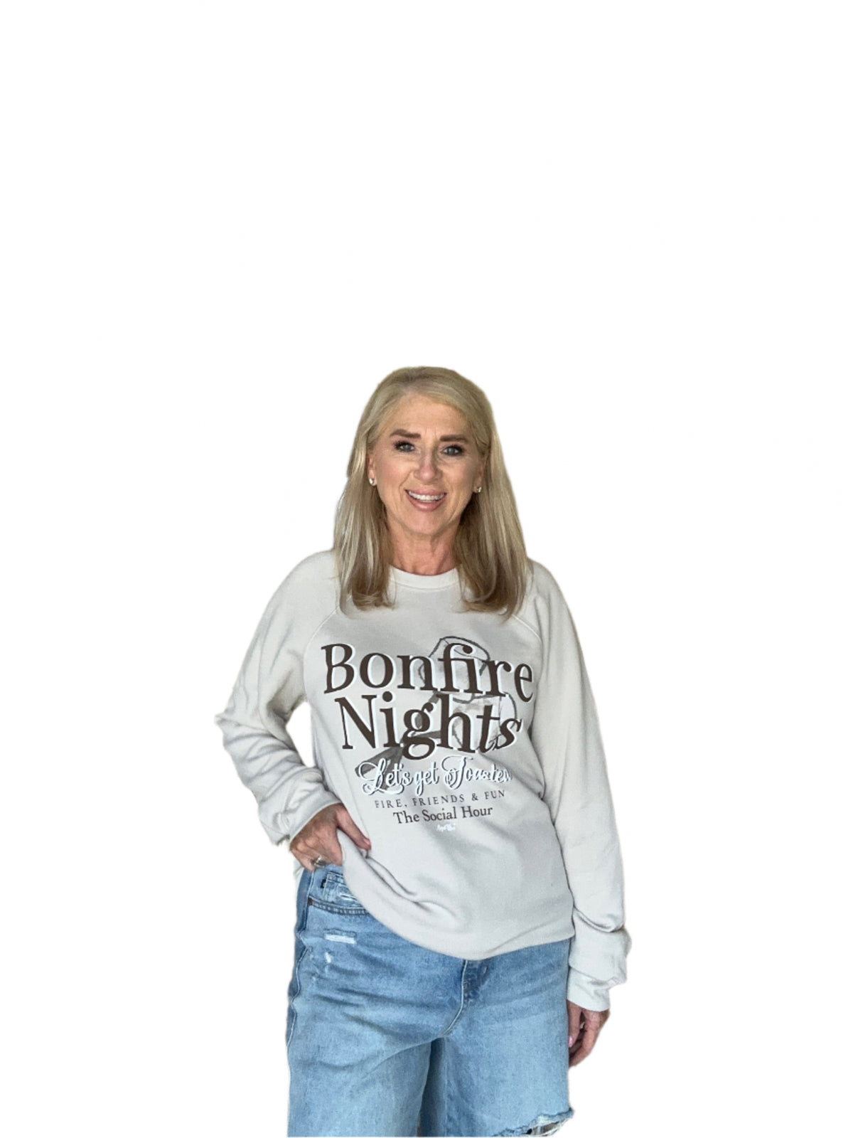 Bonfire Nights Heather Dust Sweatshirt