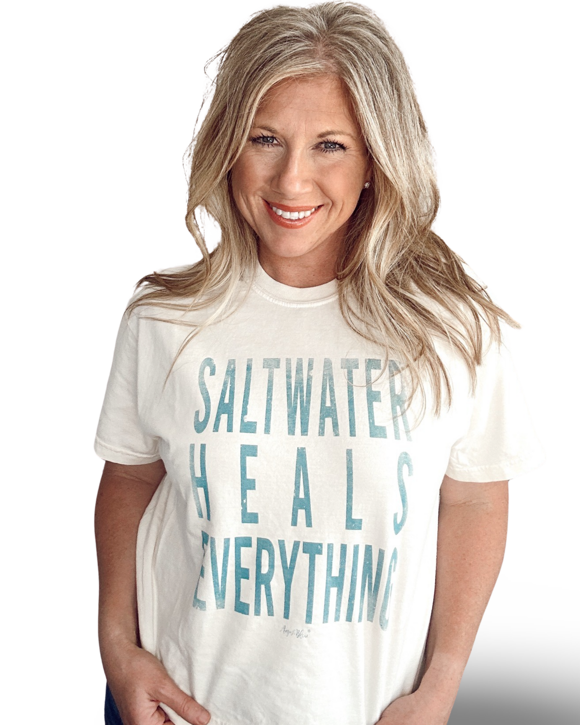 Salt Water Heals Everything! Boxy Tee