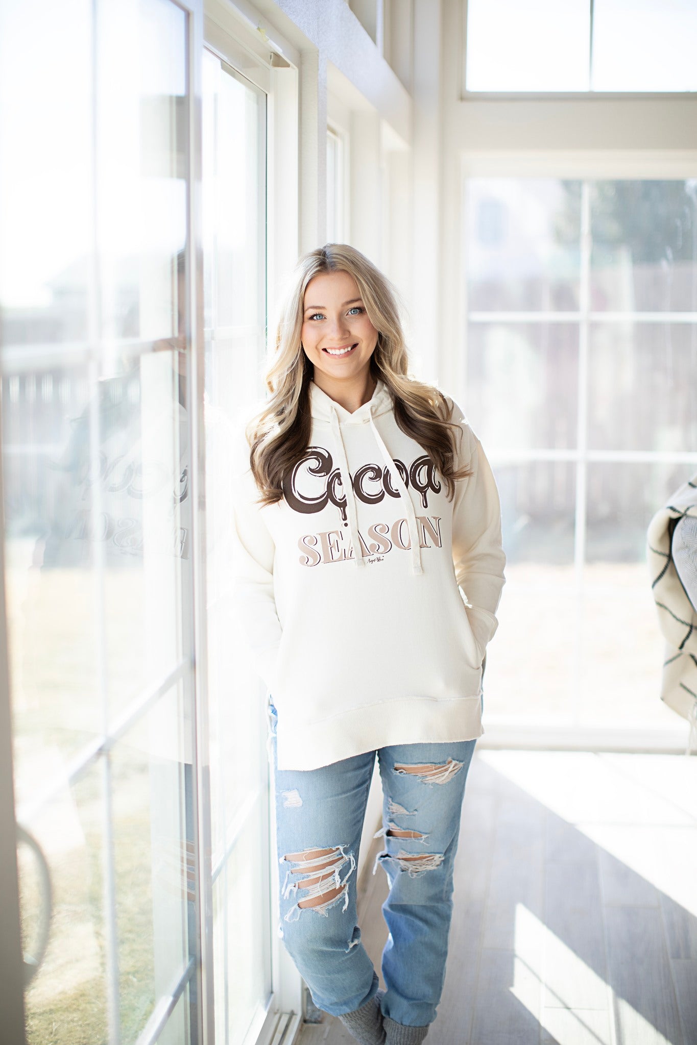 Cocoa Season Jackie Hoodie Pullover