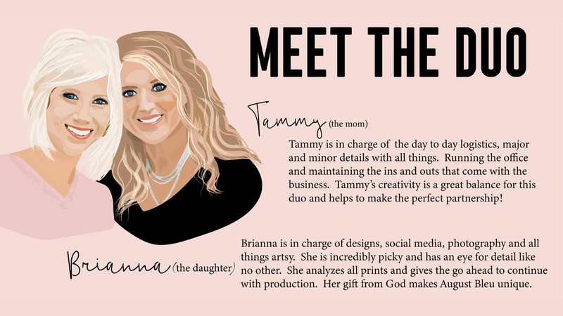 Meet the Duo, Tammy and Brianna website banner