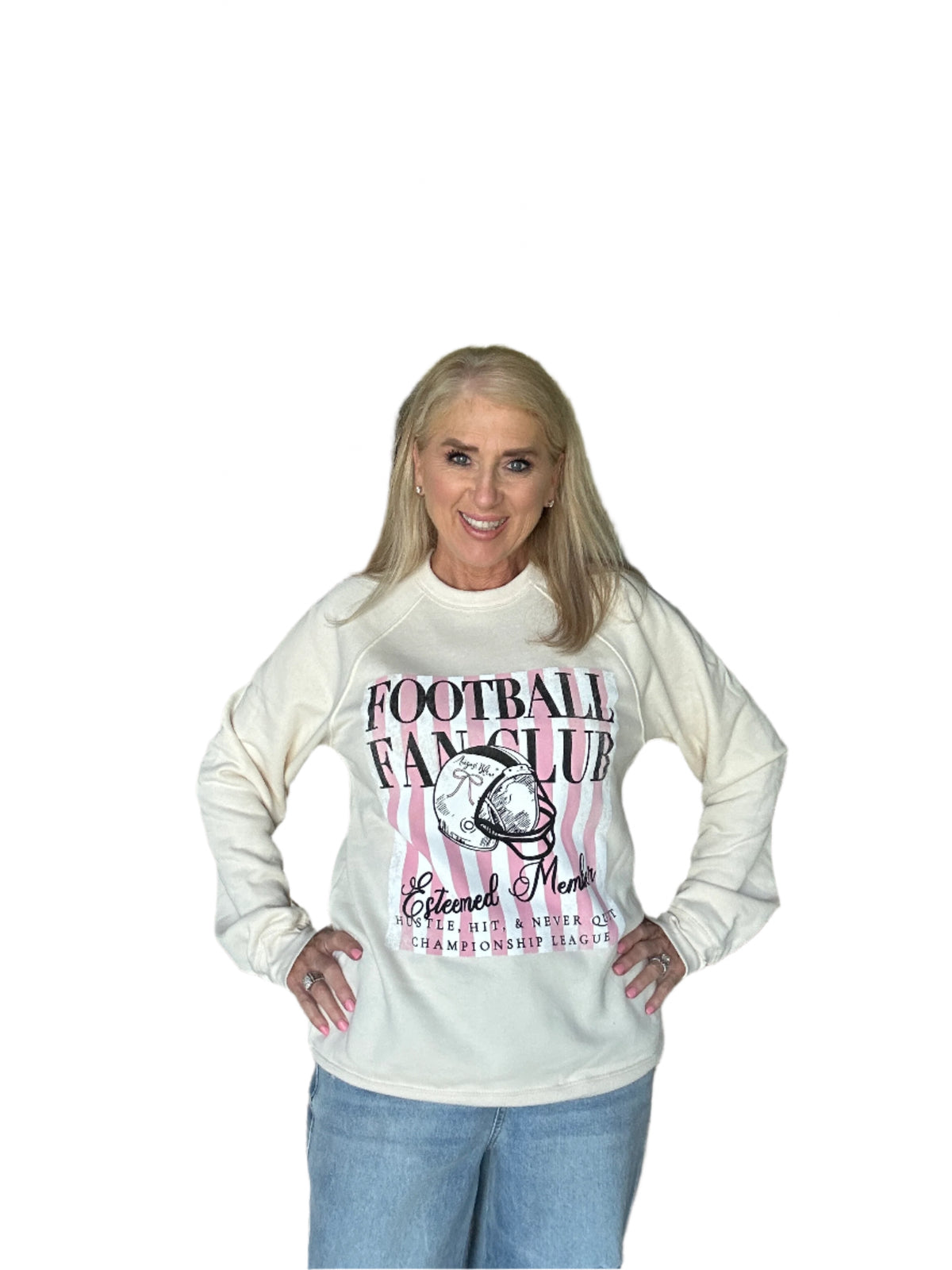 Football Fan Club Natural Sweatshirt