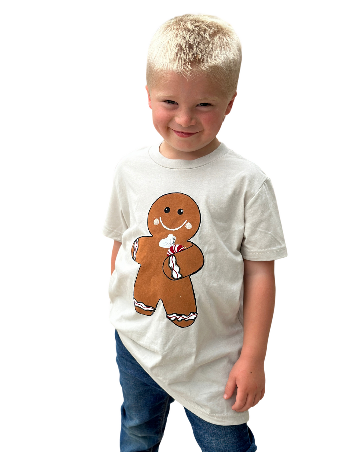 Gingerbread Heather Dust Kids Tee