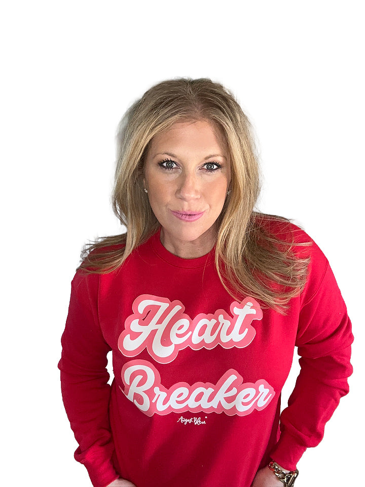 Heart Breaker Red Sweatshirt