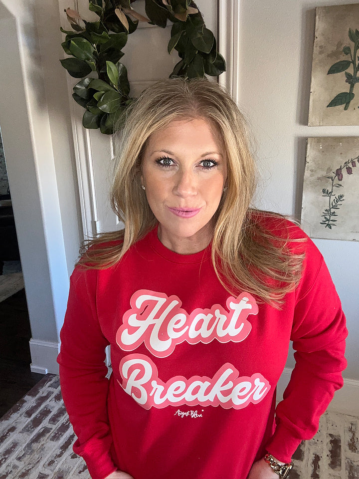 Heart Breaker Red Sweatshirt