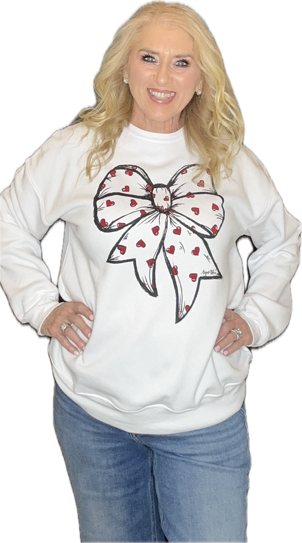 Heart Bow Sweatshirt