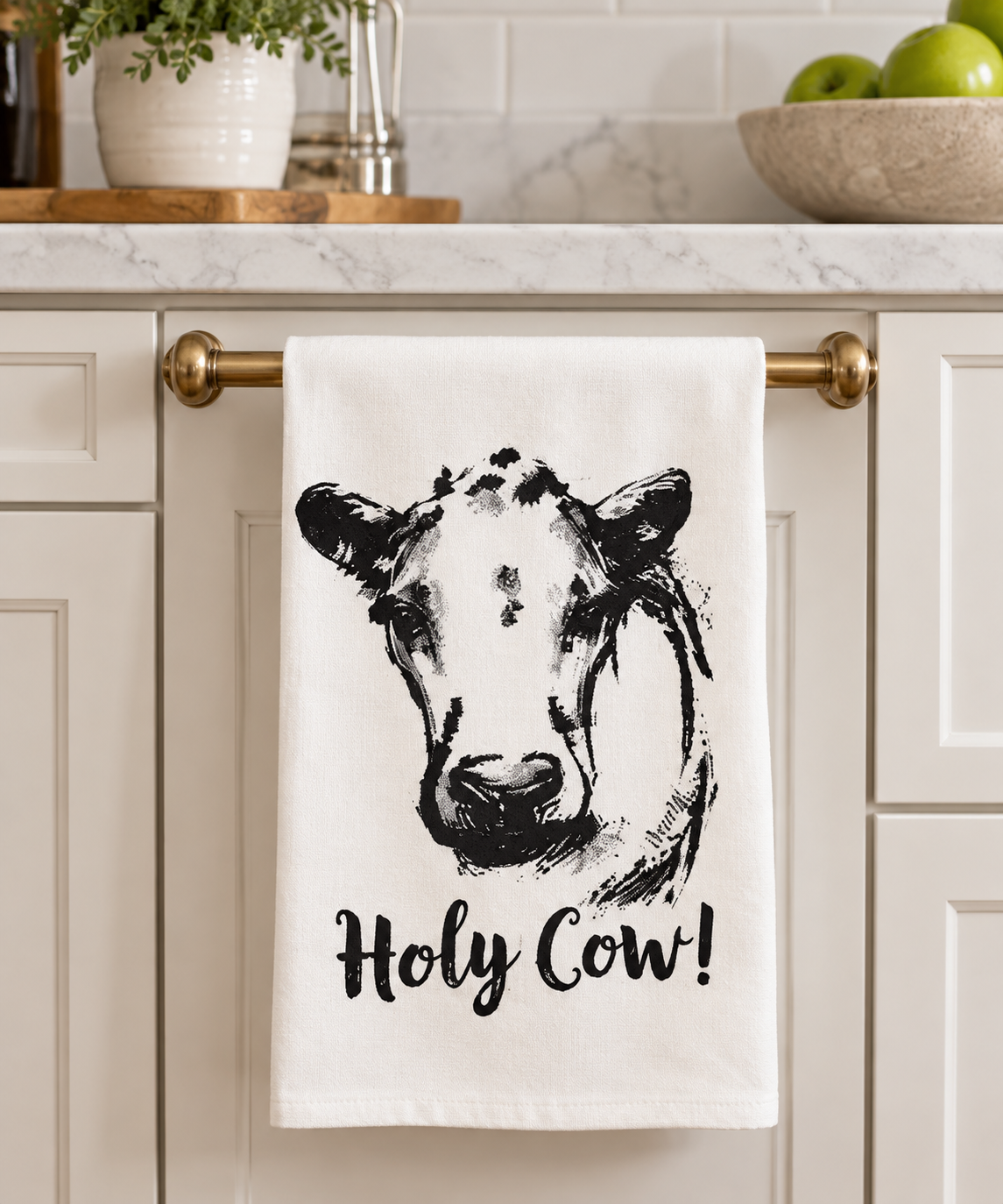 Holy Cow! Tea Towel