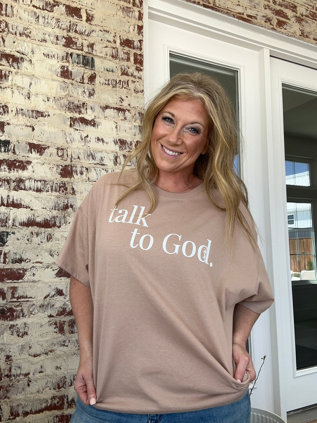 Talk To God SS Tee