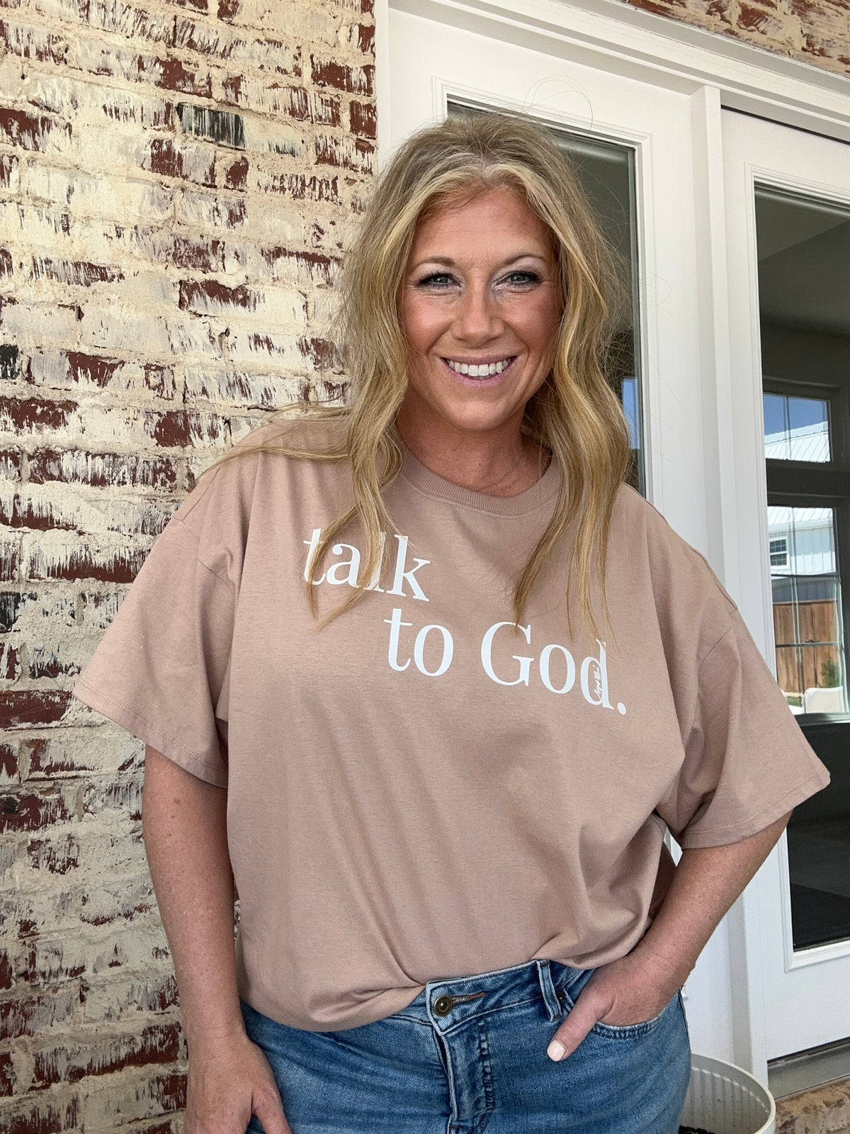 Talk To God SS Tee