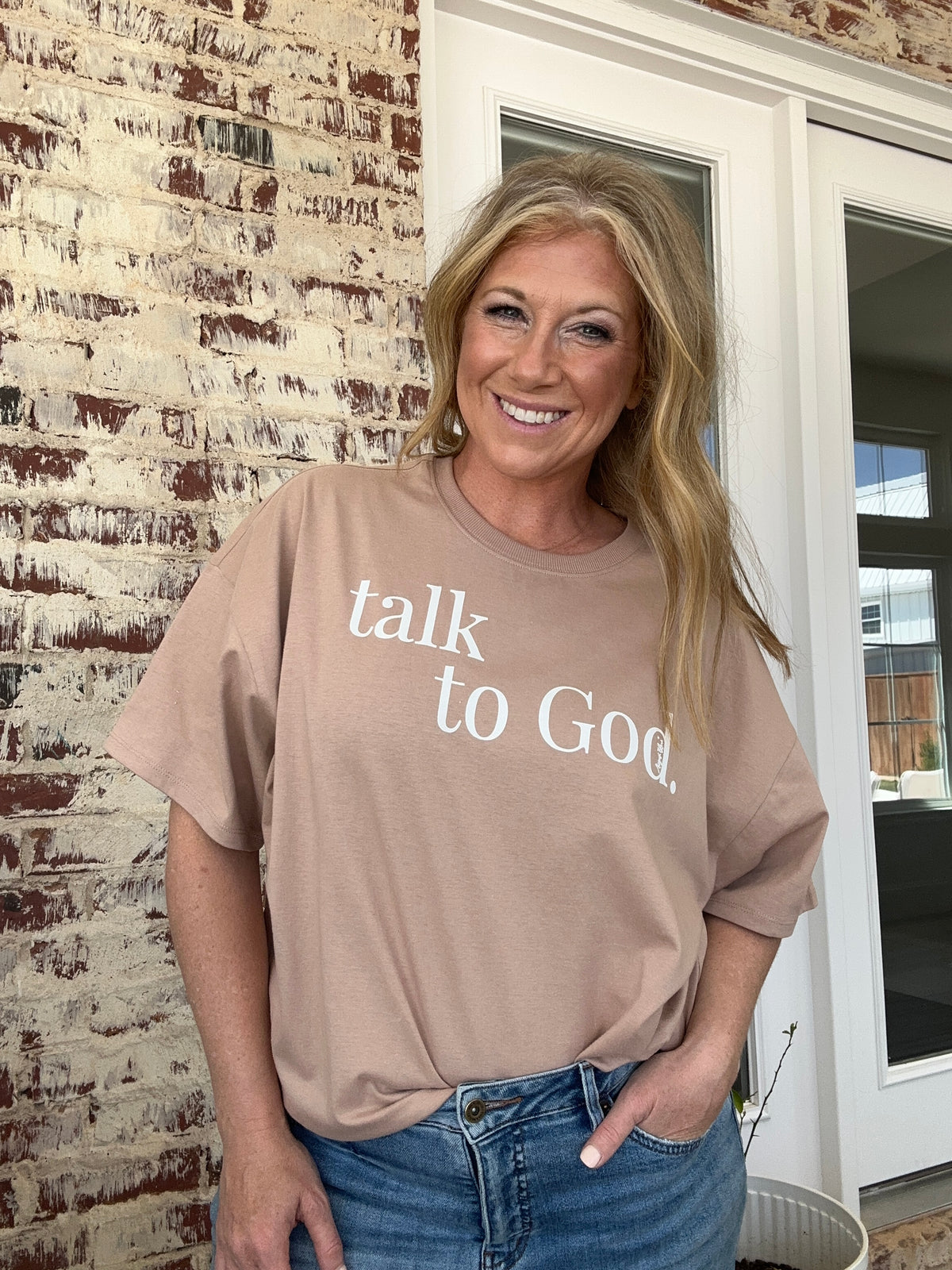 Talk To God SS Tee