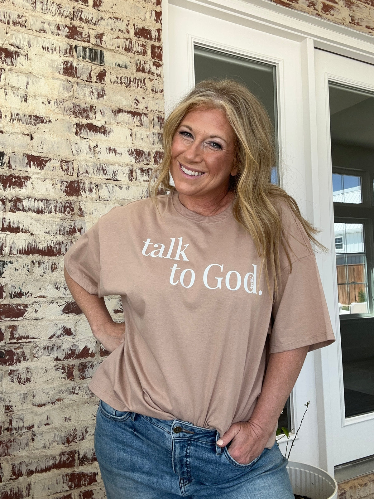 Talk To God SS Tee