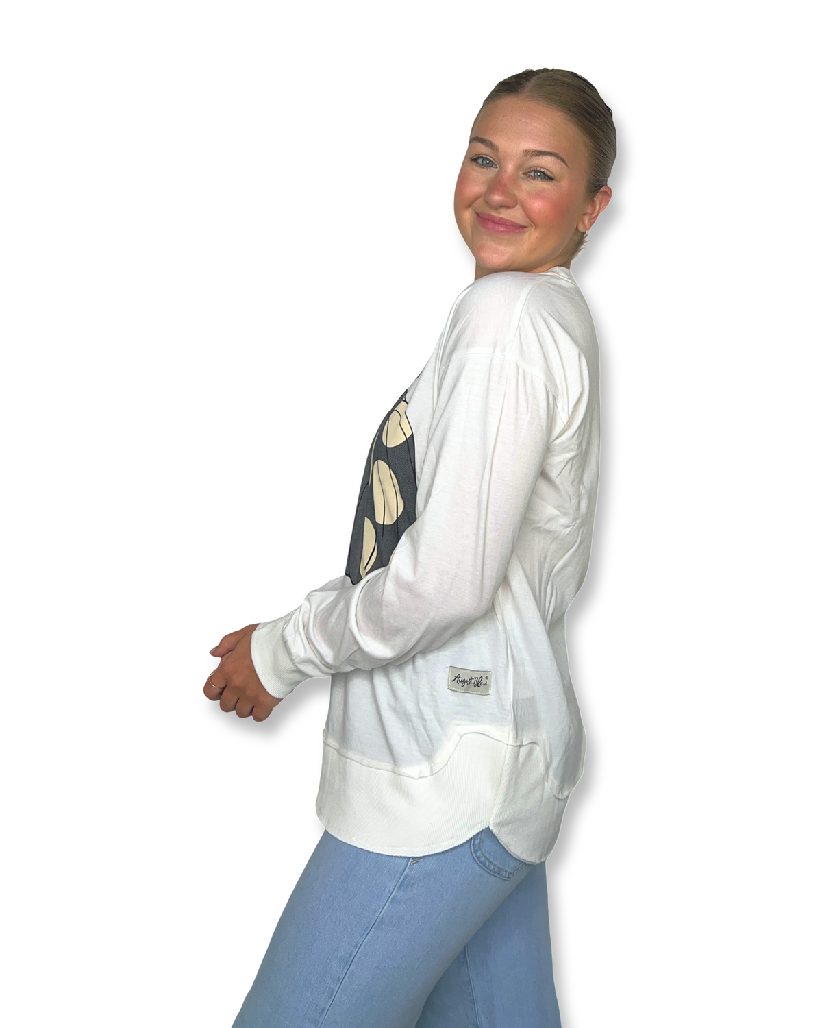 Dottie the Pumpkin High Low long sleeve - belgian cream