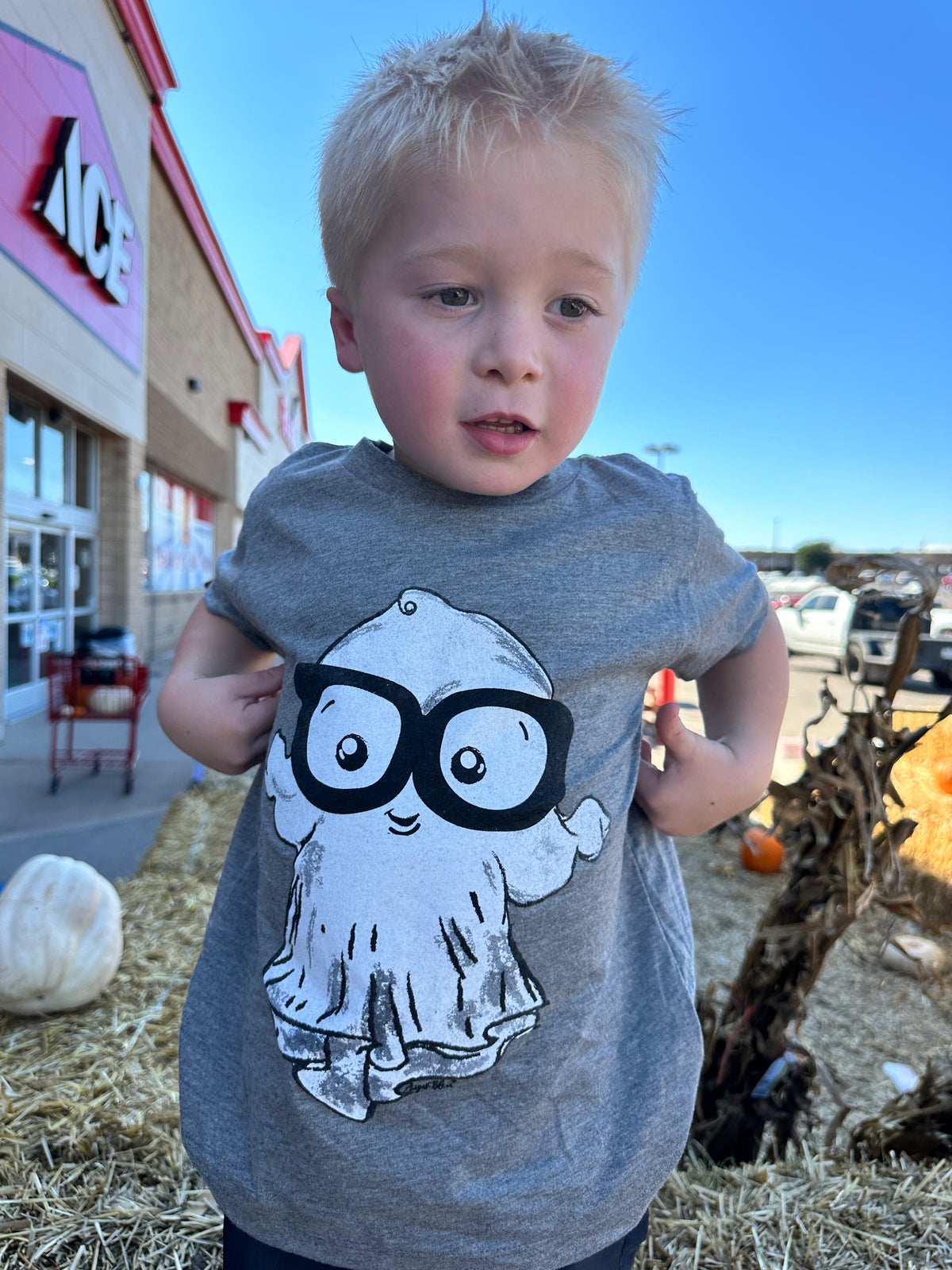 Kids Buddy Grey Short Sleeve