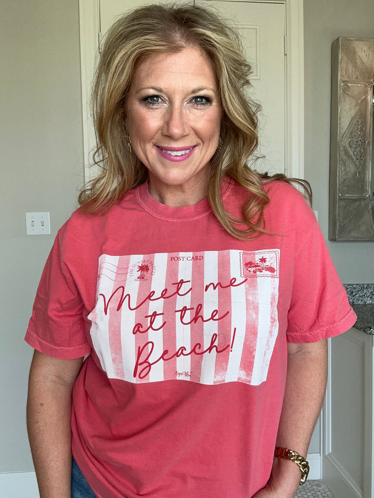 Meet me at the Beach CC Watermelon Short Sleeve
