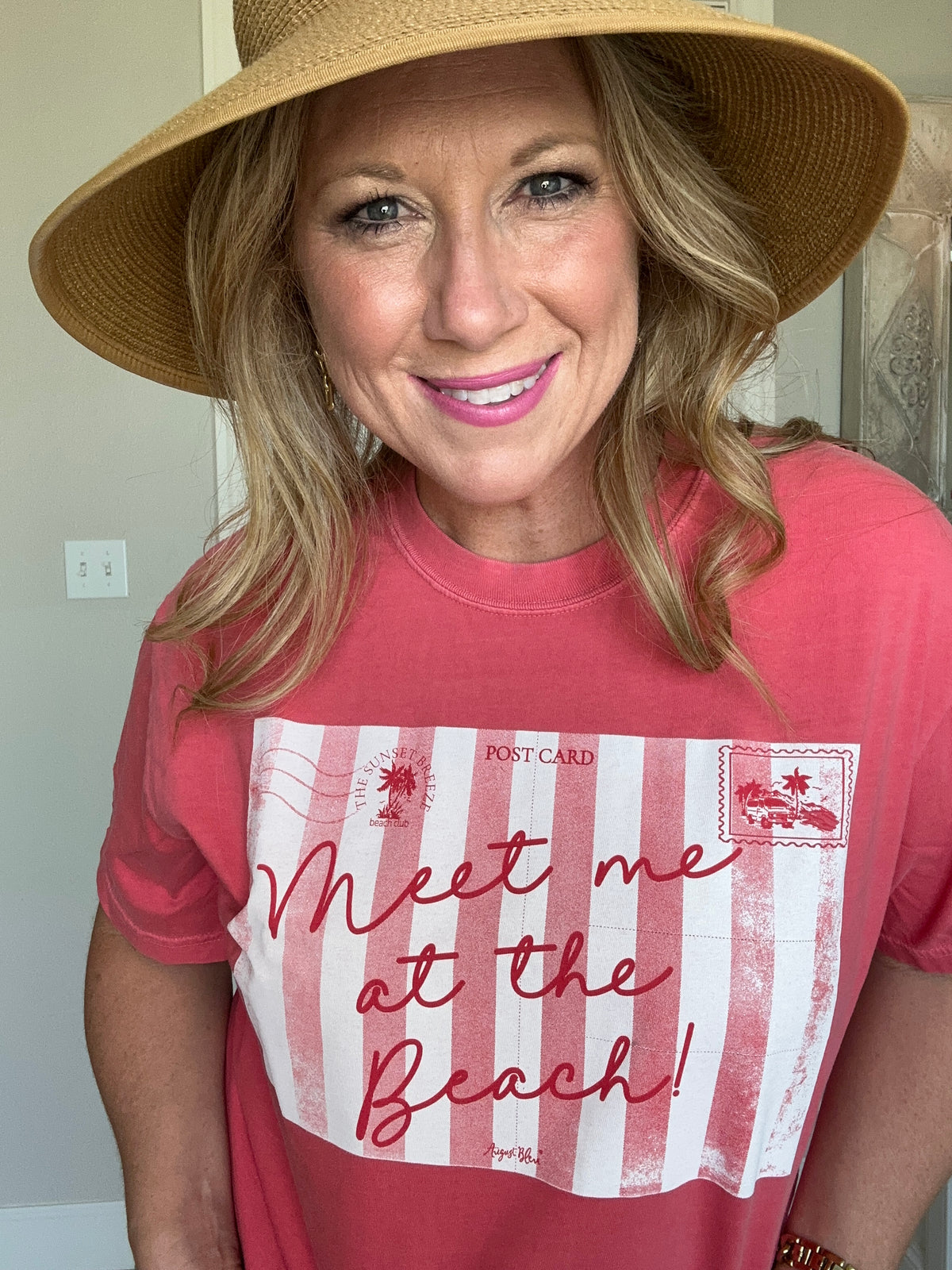 Meet me at the Beach CC Watermelon Short Sleeve