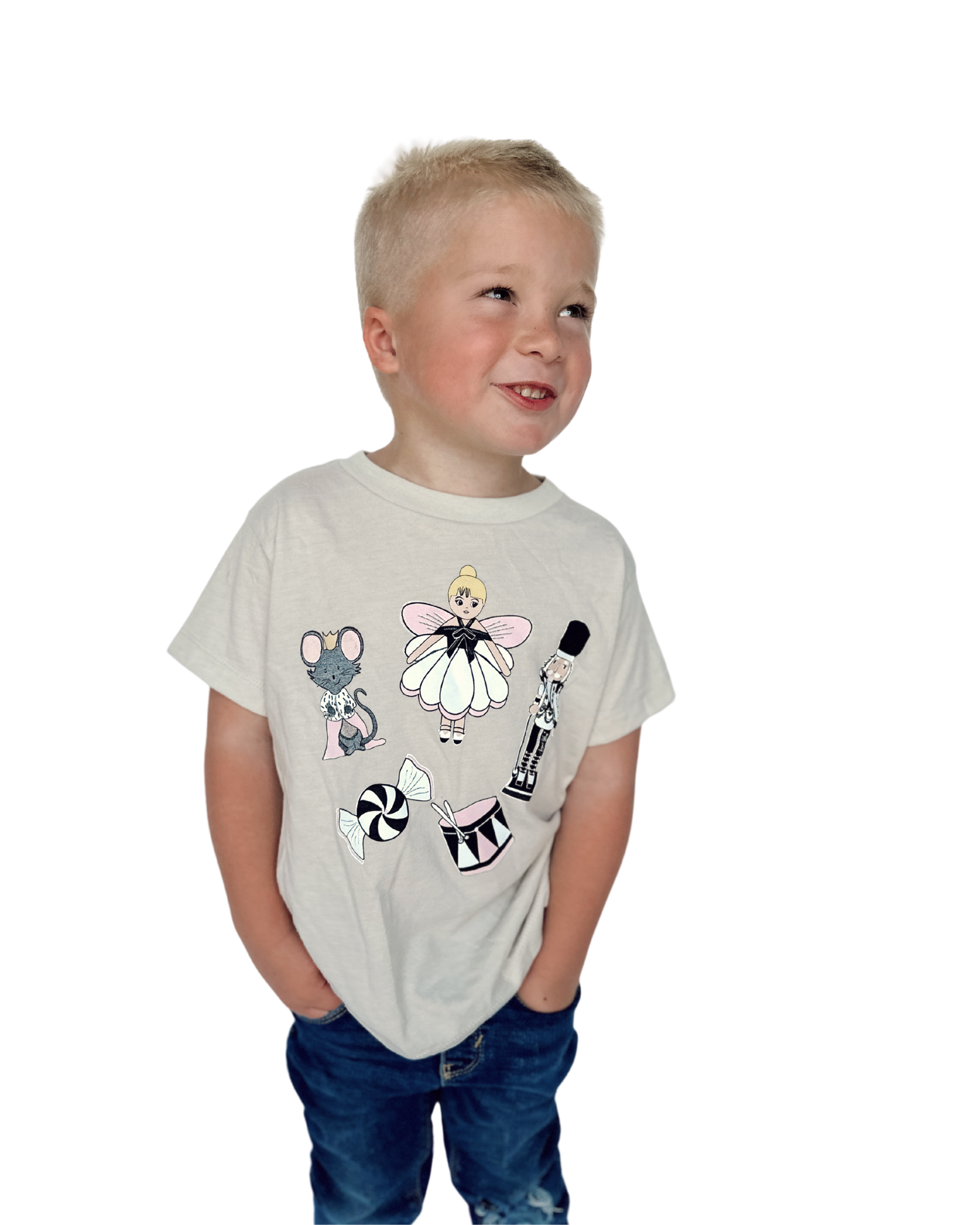 Nutcracker Heather Dust Kids Tee
