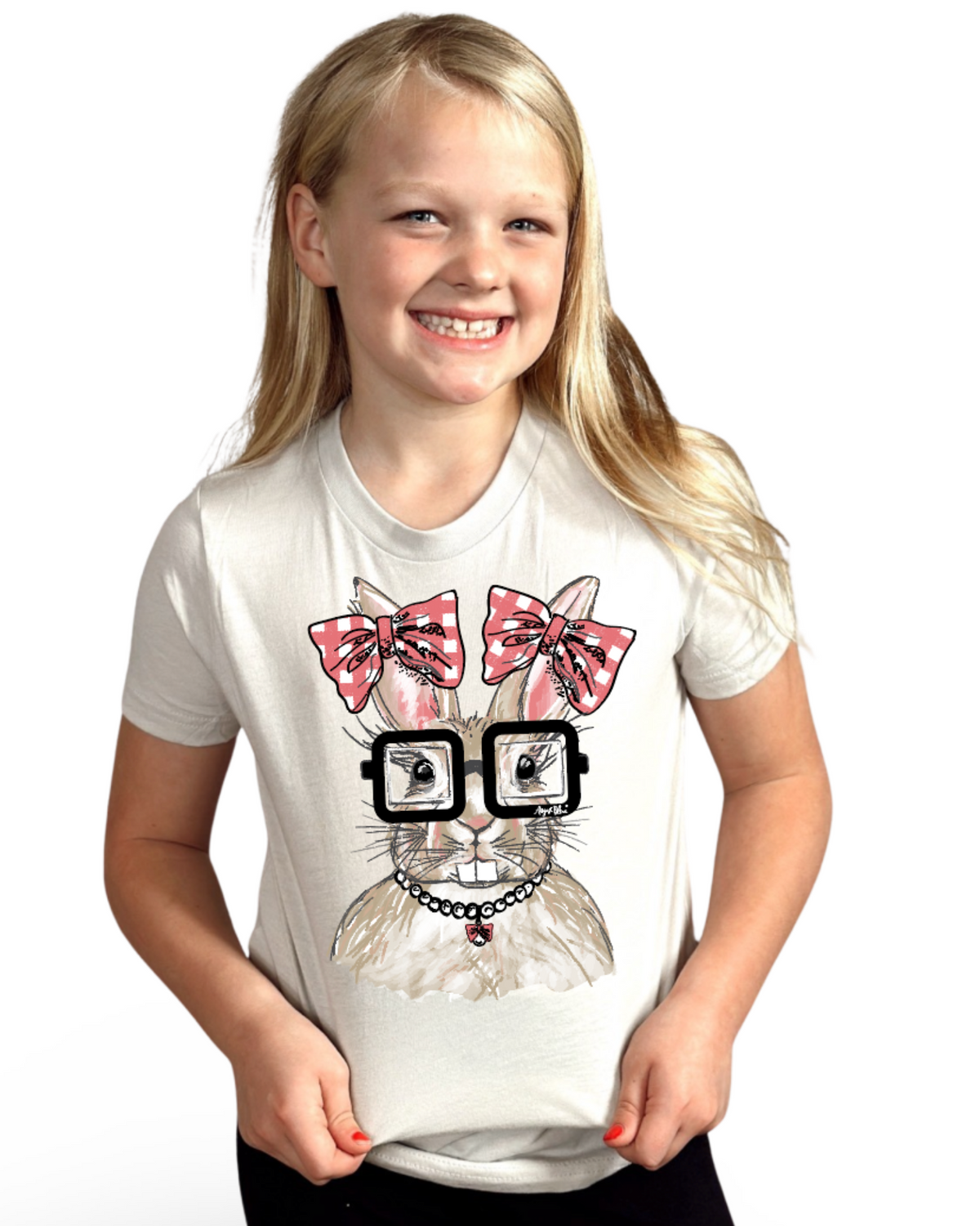 Kids Rosie Bunny Iced Latte Tee