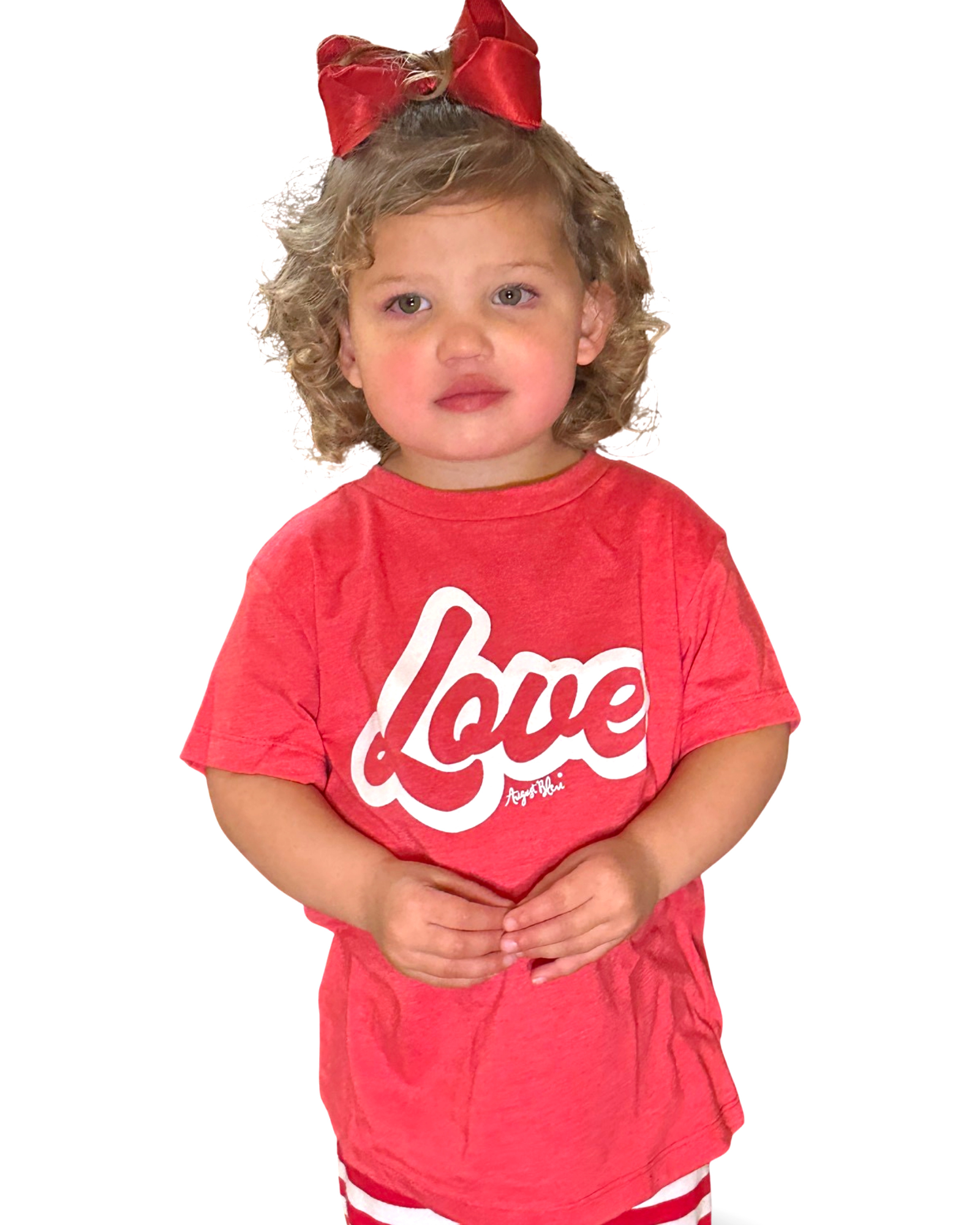 Kids Red Love Tee