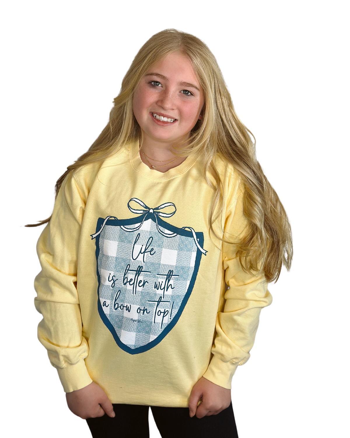 Life is Better with a Bow on Top Sweatshirt