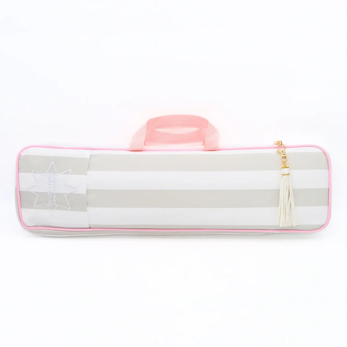 Mahjong grey and white rack bag