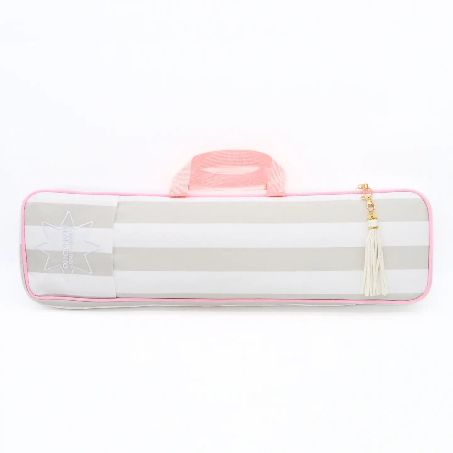 Mahjong grey and white rack bag