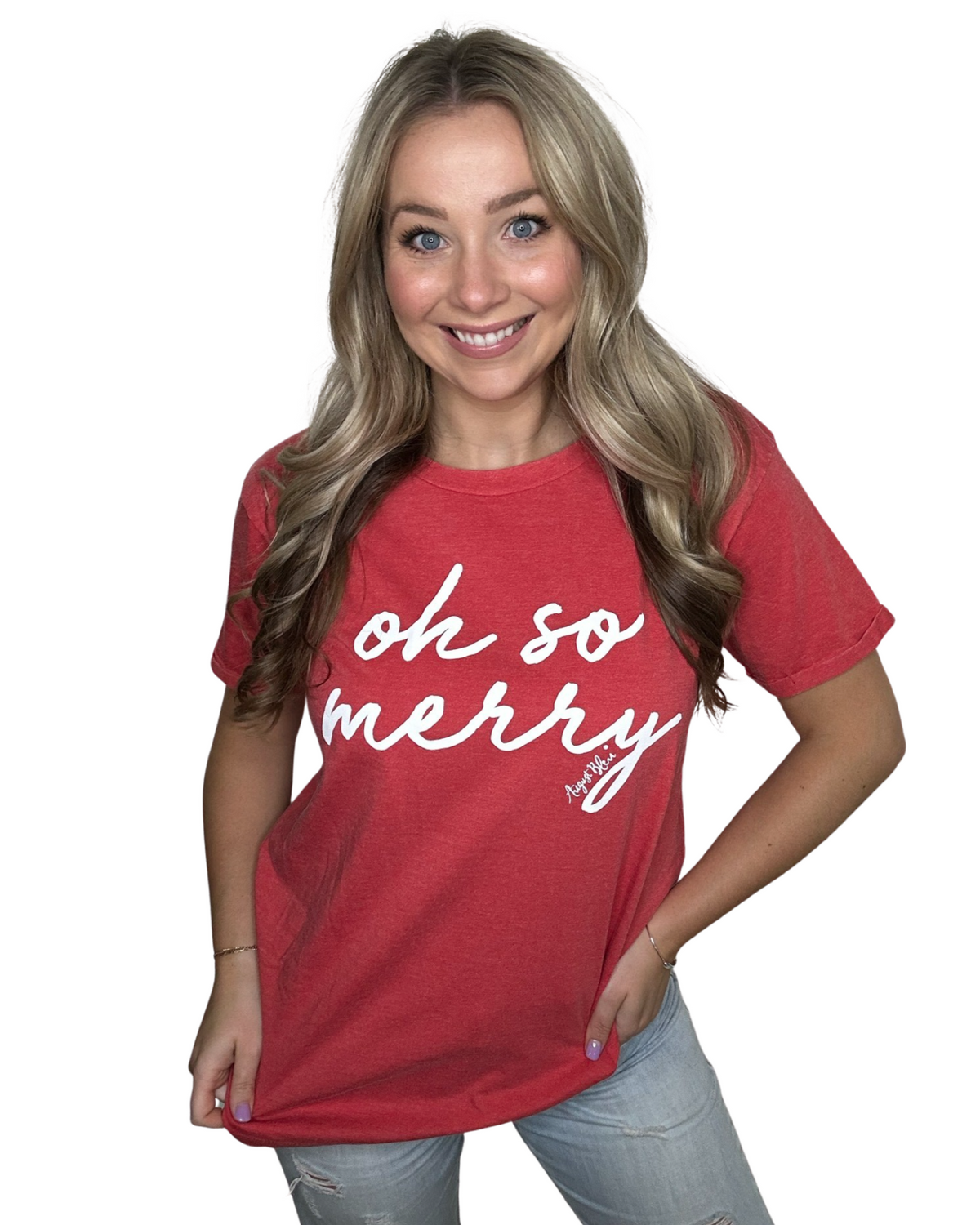 Oh So Merry Red Tee