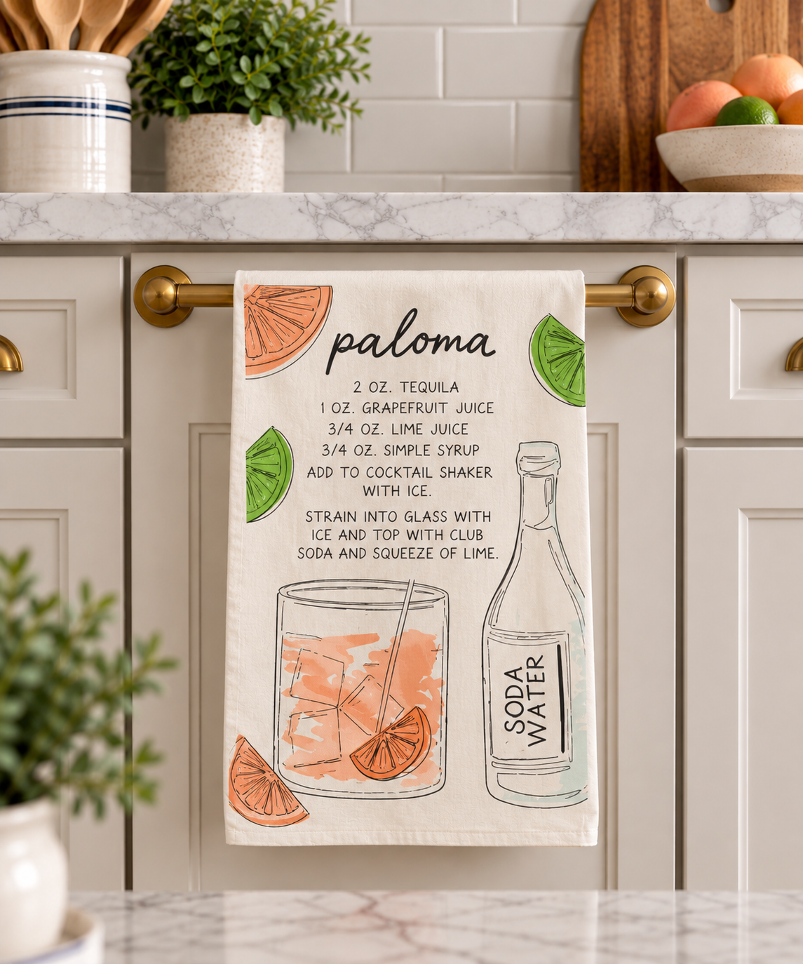 MUD PIE tea towel PALOMA 