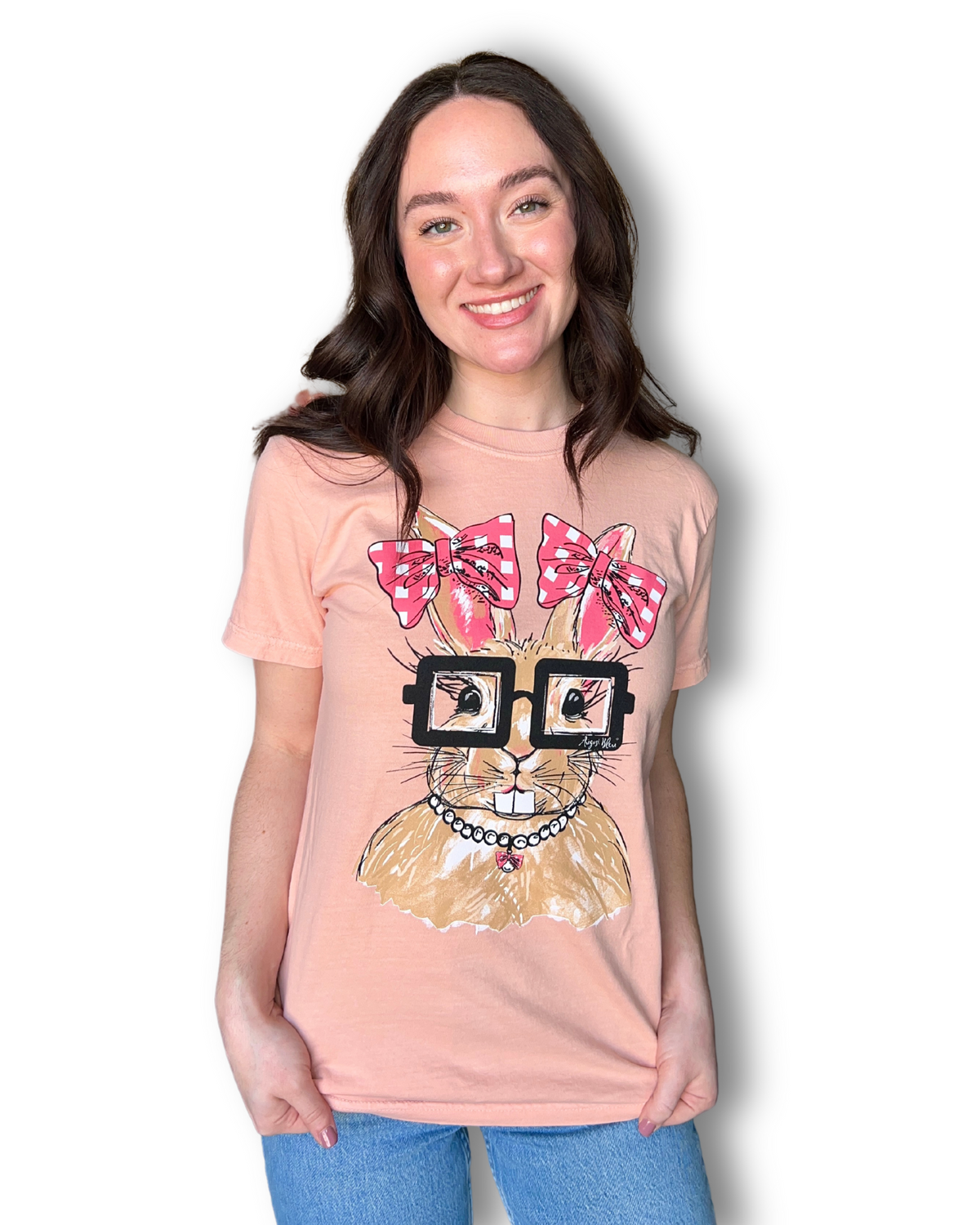 Rosie Bunny Peachy Graphic Tee