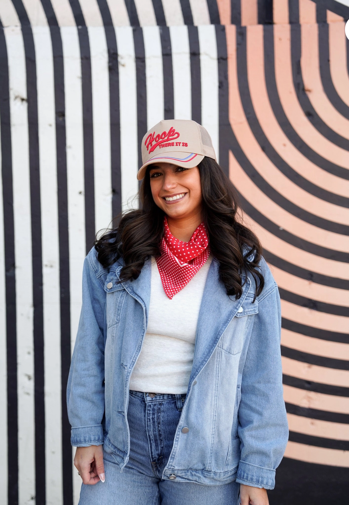 Hoop There It Is - Tan Vintage Trucker Cap
