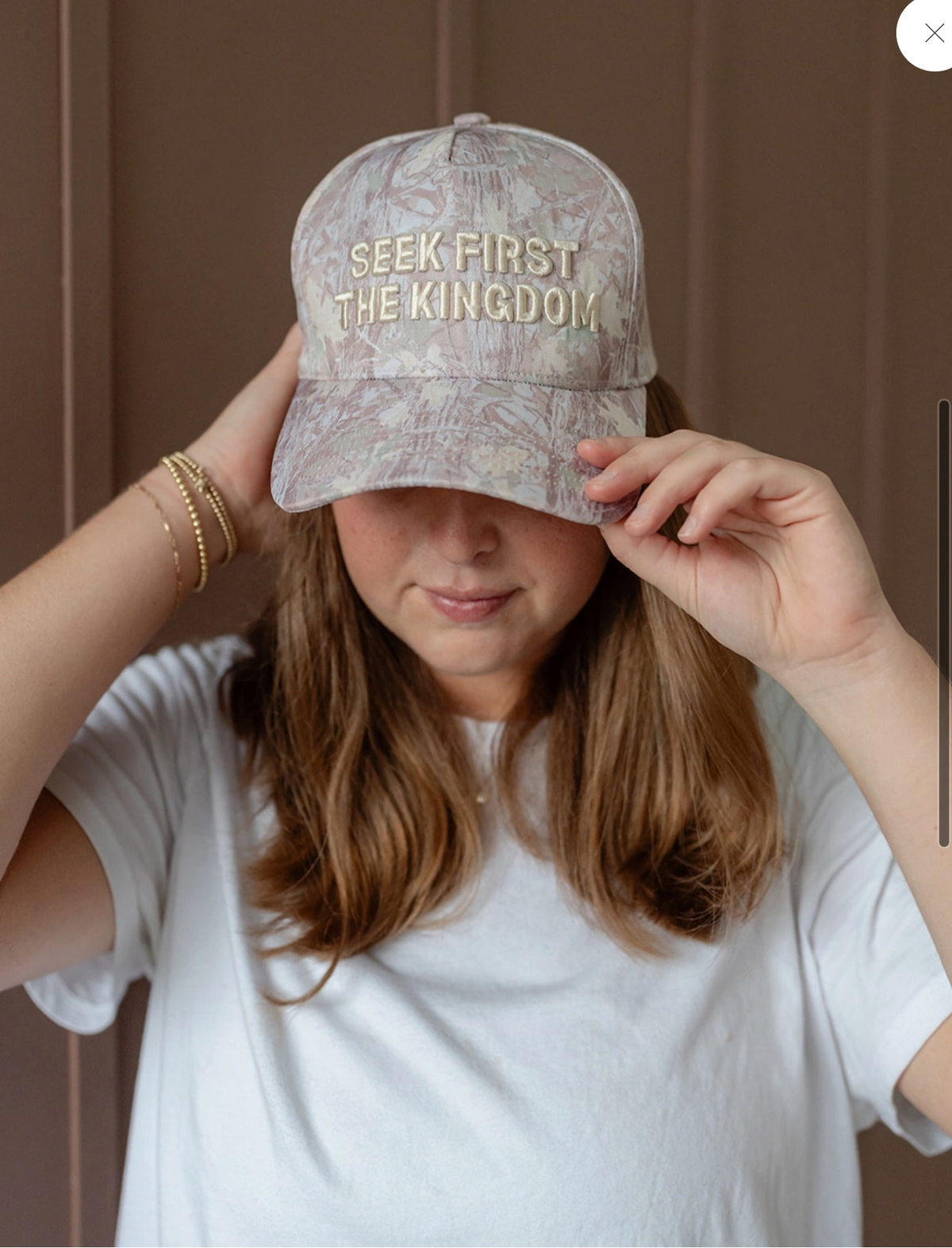 Seek First The Kingdom Trucker Cap