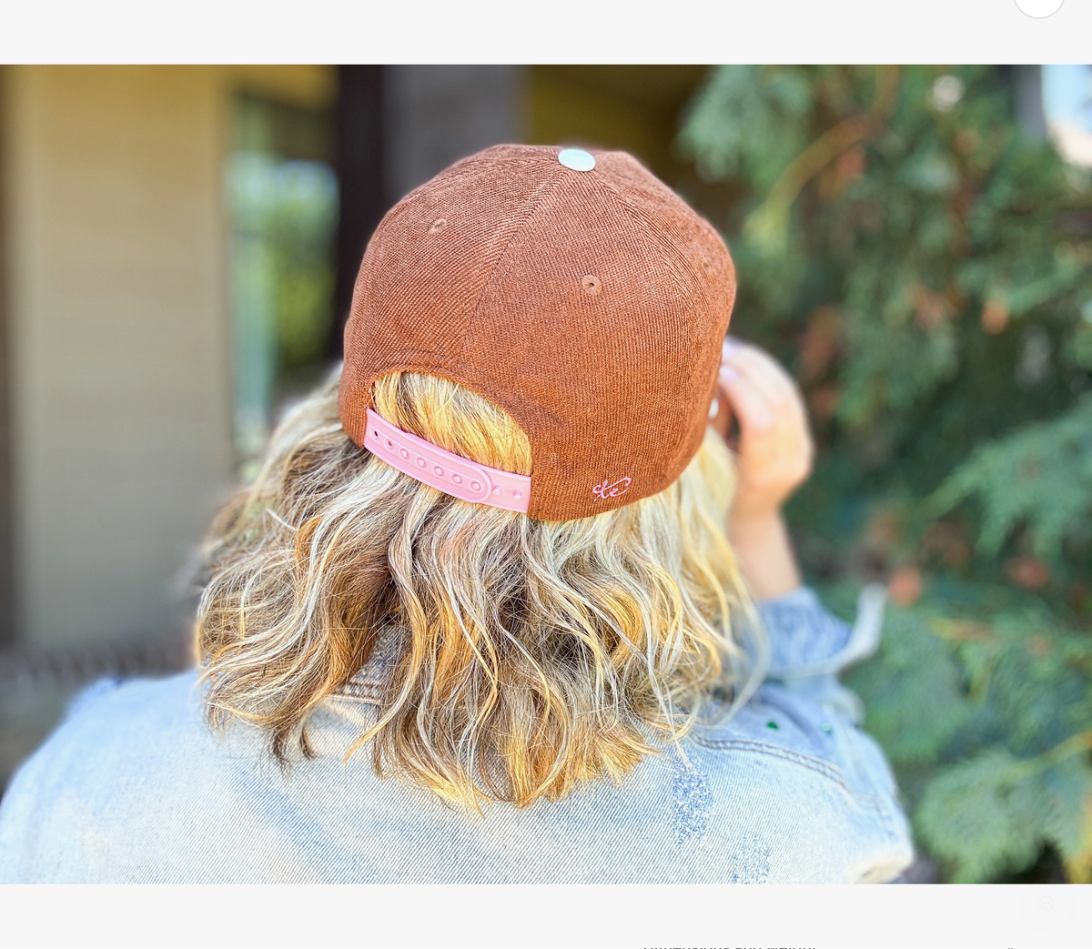 Embroidered Baseball Cap - "Grateful" - Chocolate Brown
