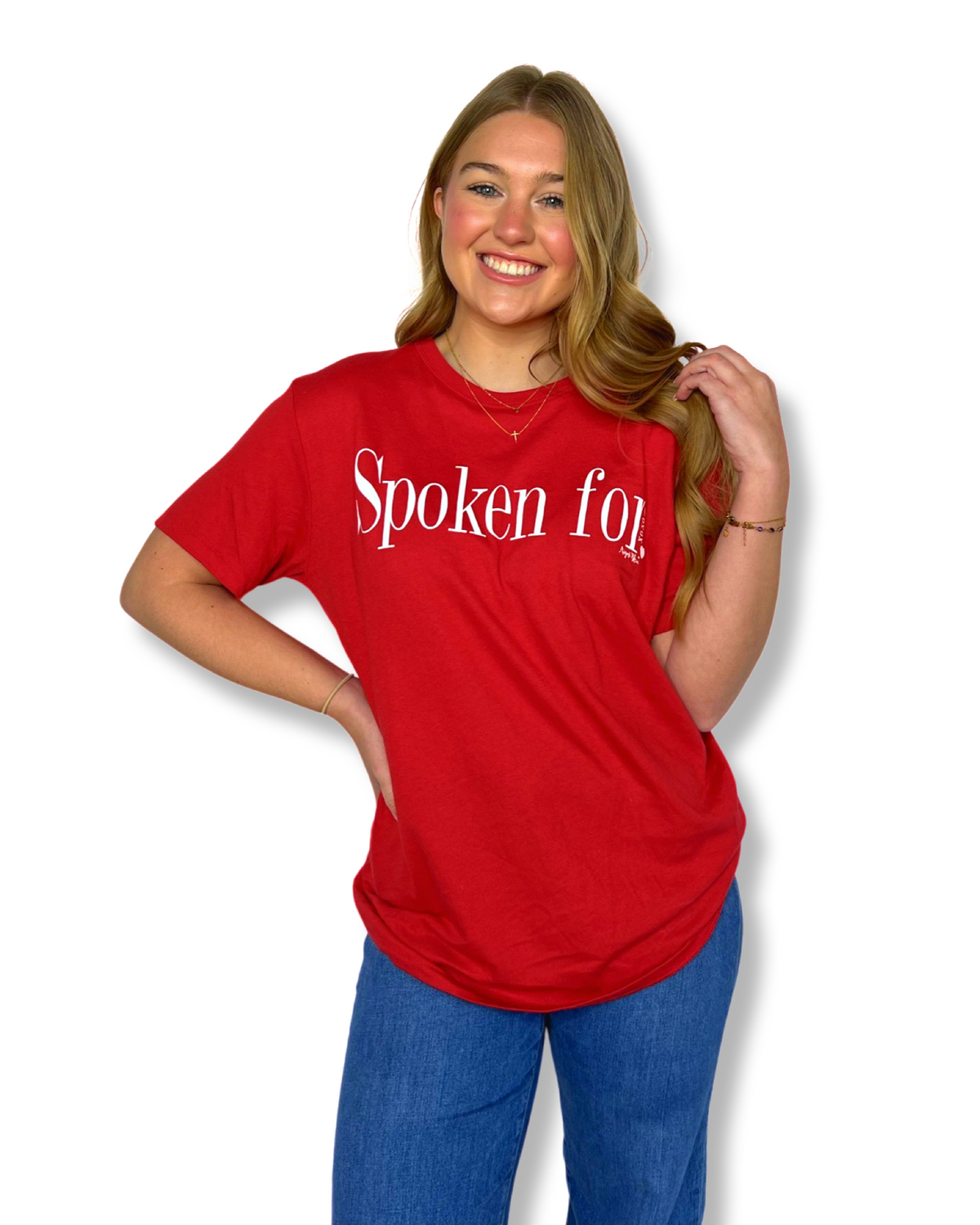 Spoken For Red Tee