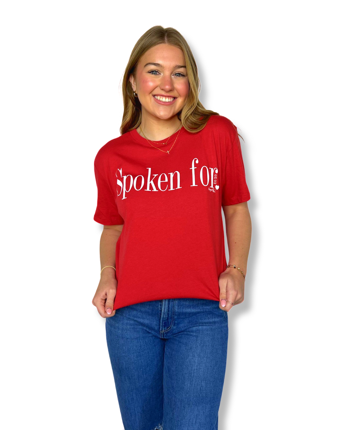 Spoken For Red Tee