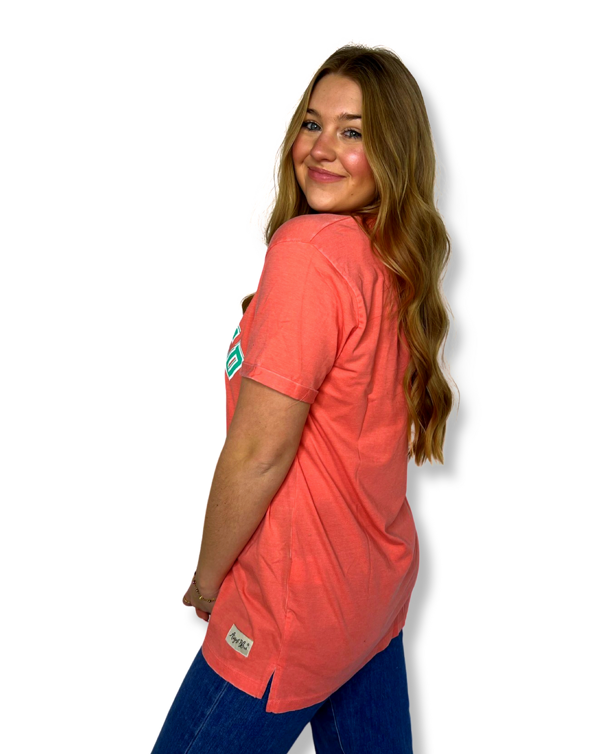 Sunkissed Hot Coral Tee