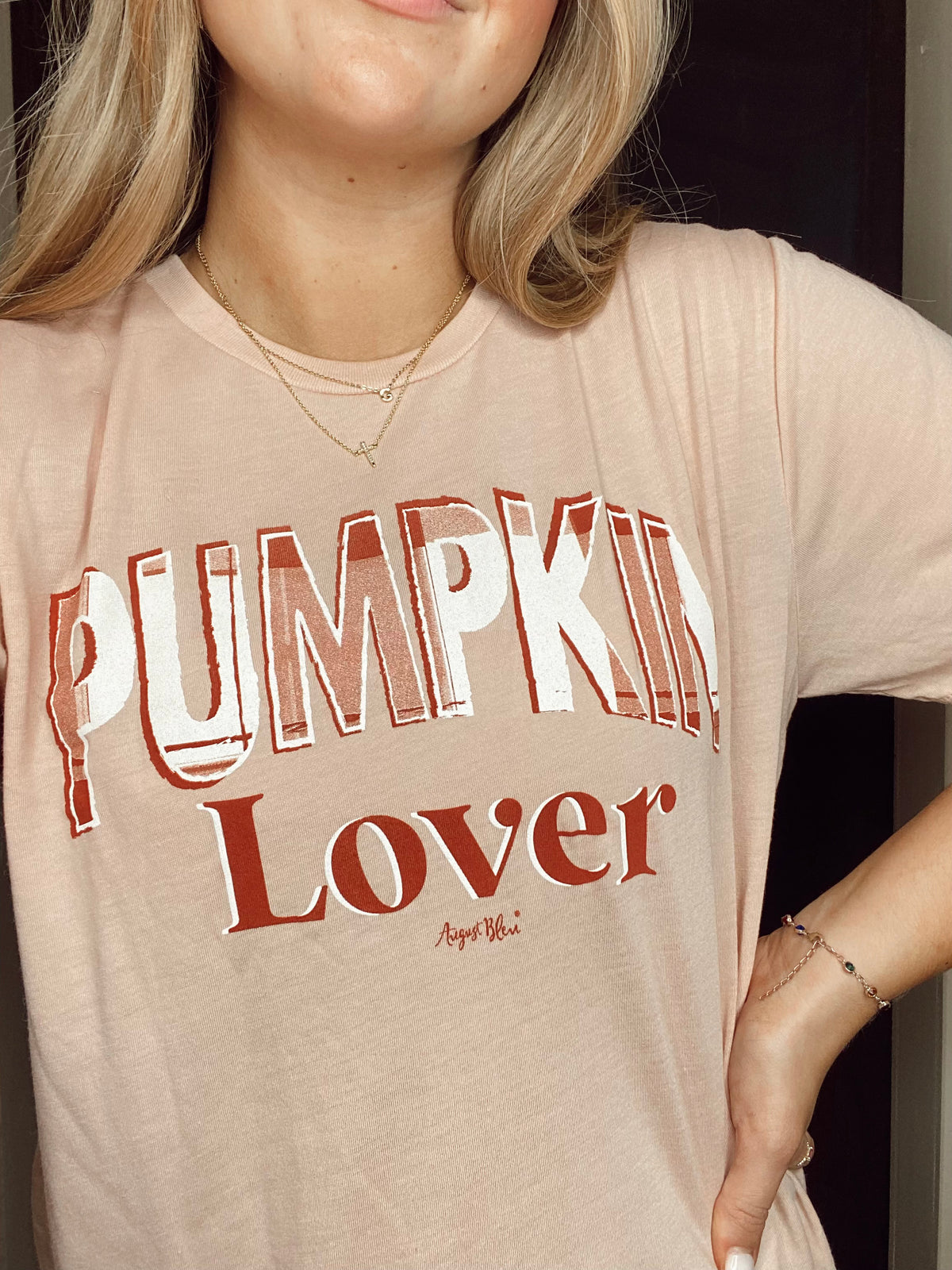 Pumpkin lover blush crew