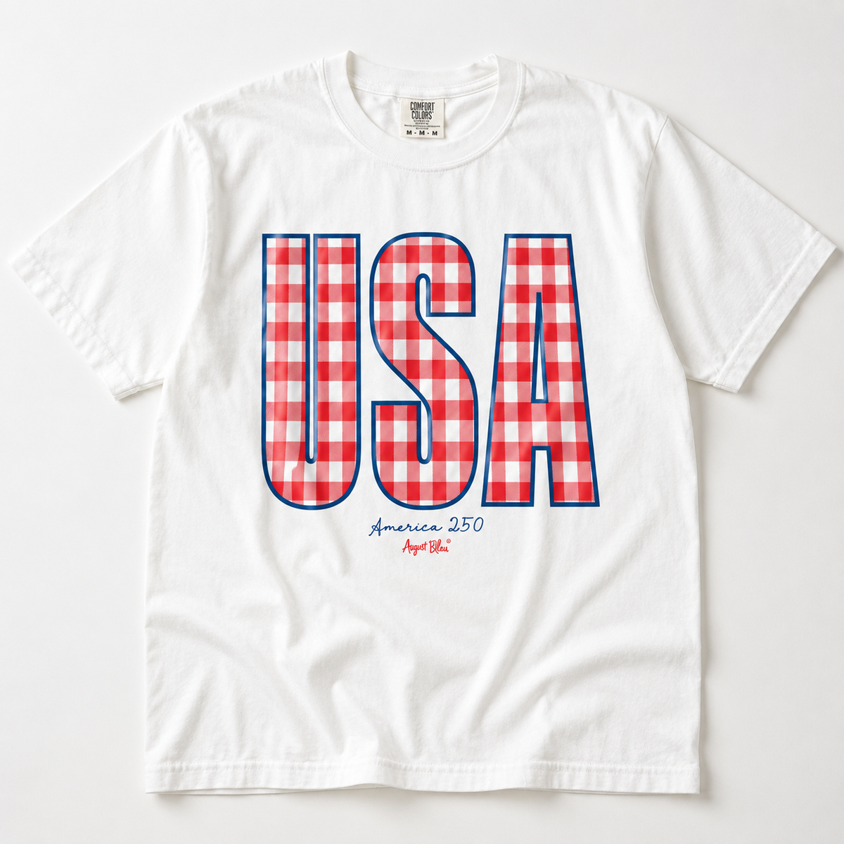 Gingham USA Comfort Color SS Tee