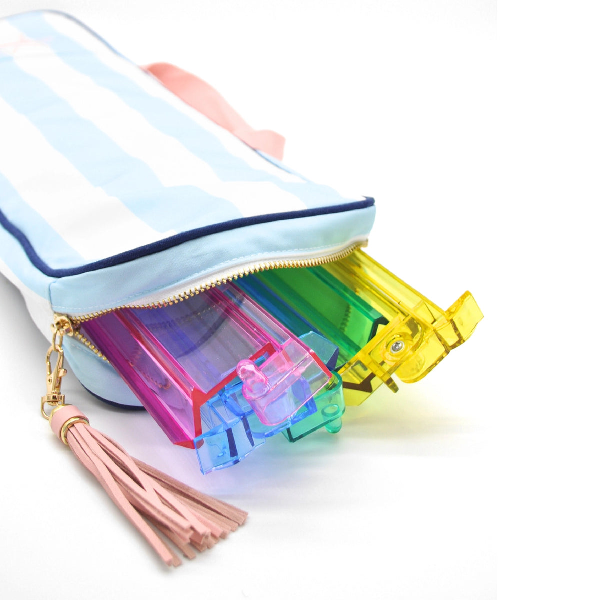 Mahjong Rack Bag blue and white