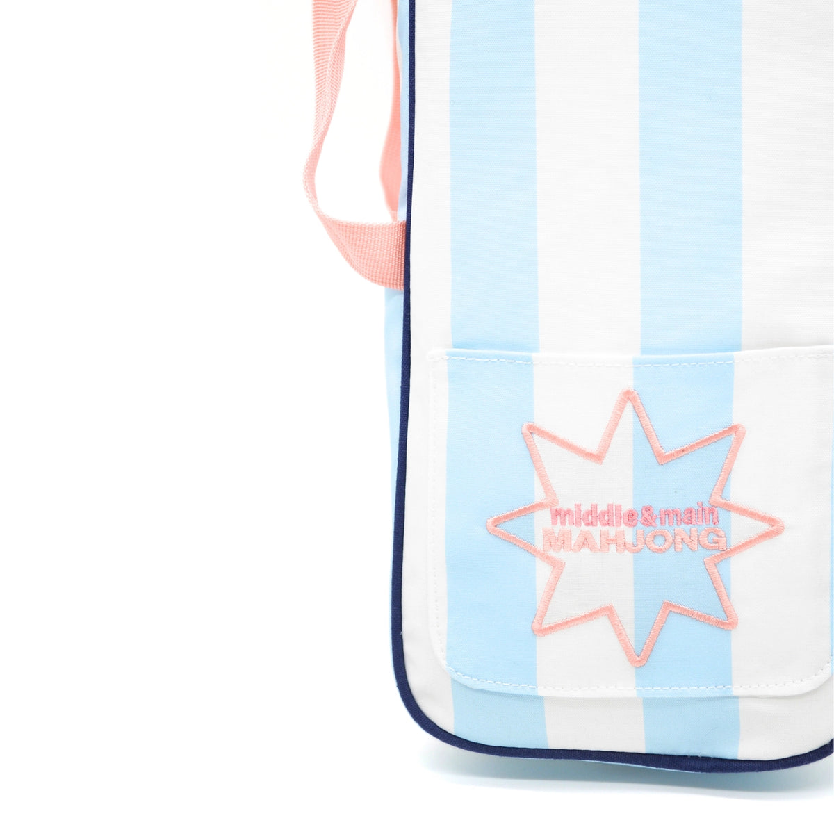 Mahjong Rack Bag blue and white