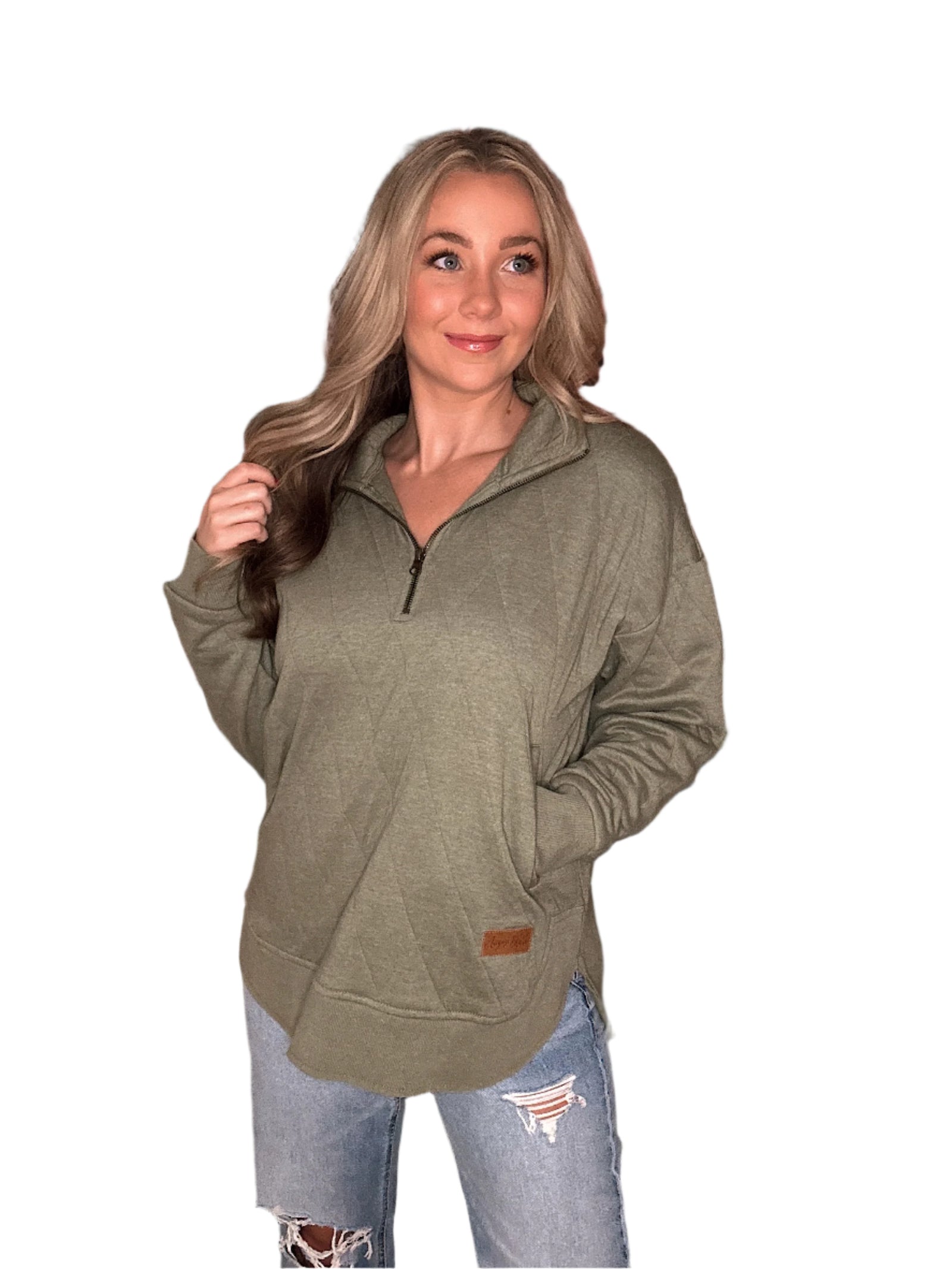 The Quilted Tommy Olive Green