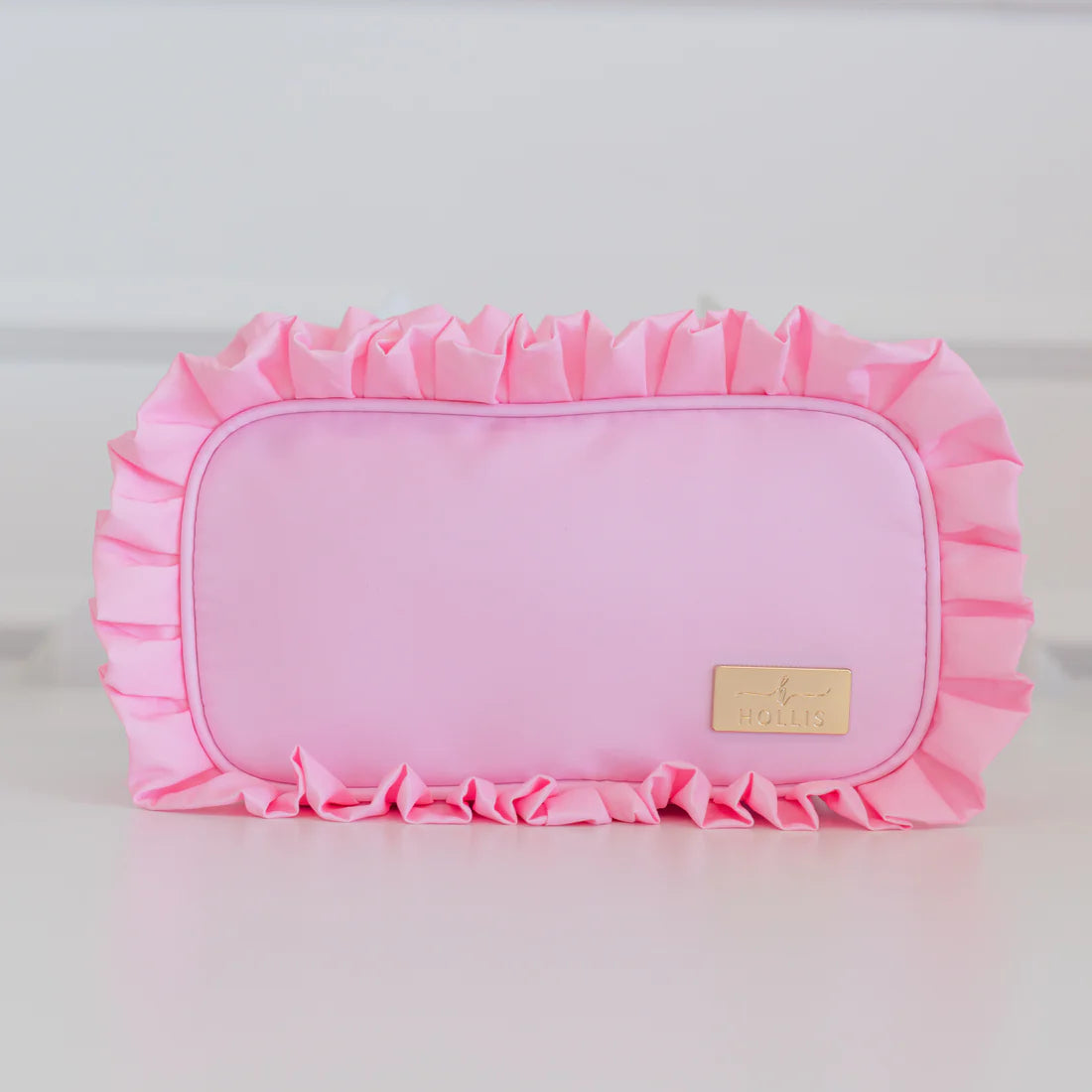 Ruffled pouch medium