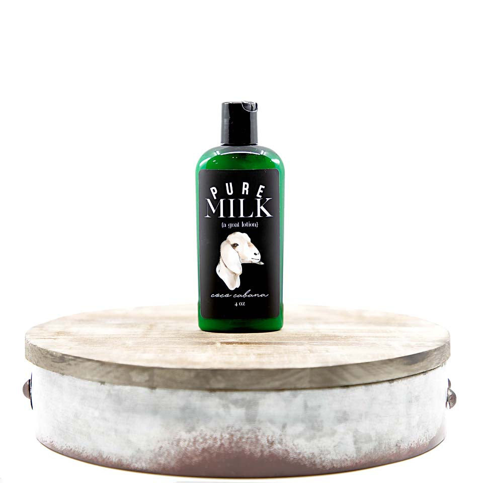 Pure Milk - 4 oz Lotion {a goat lotion} Coco Cabana