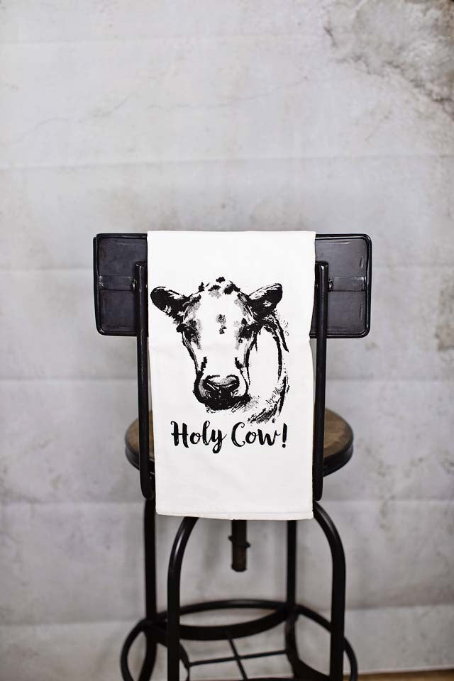 Holy Cow! Tea Towel