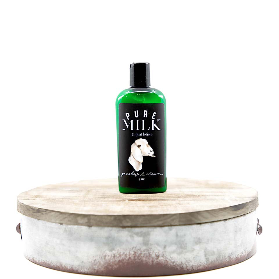 Pure Milk - 4 oz Lotion {a goat lotion} Peaches and Cream