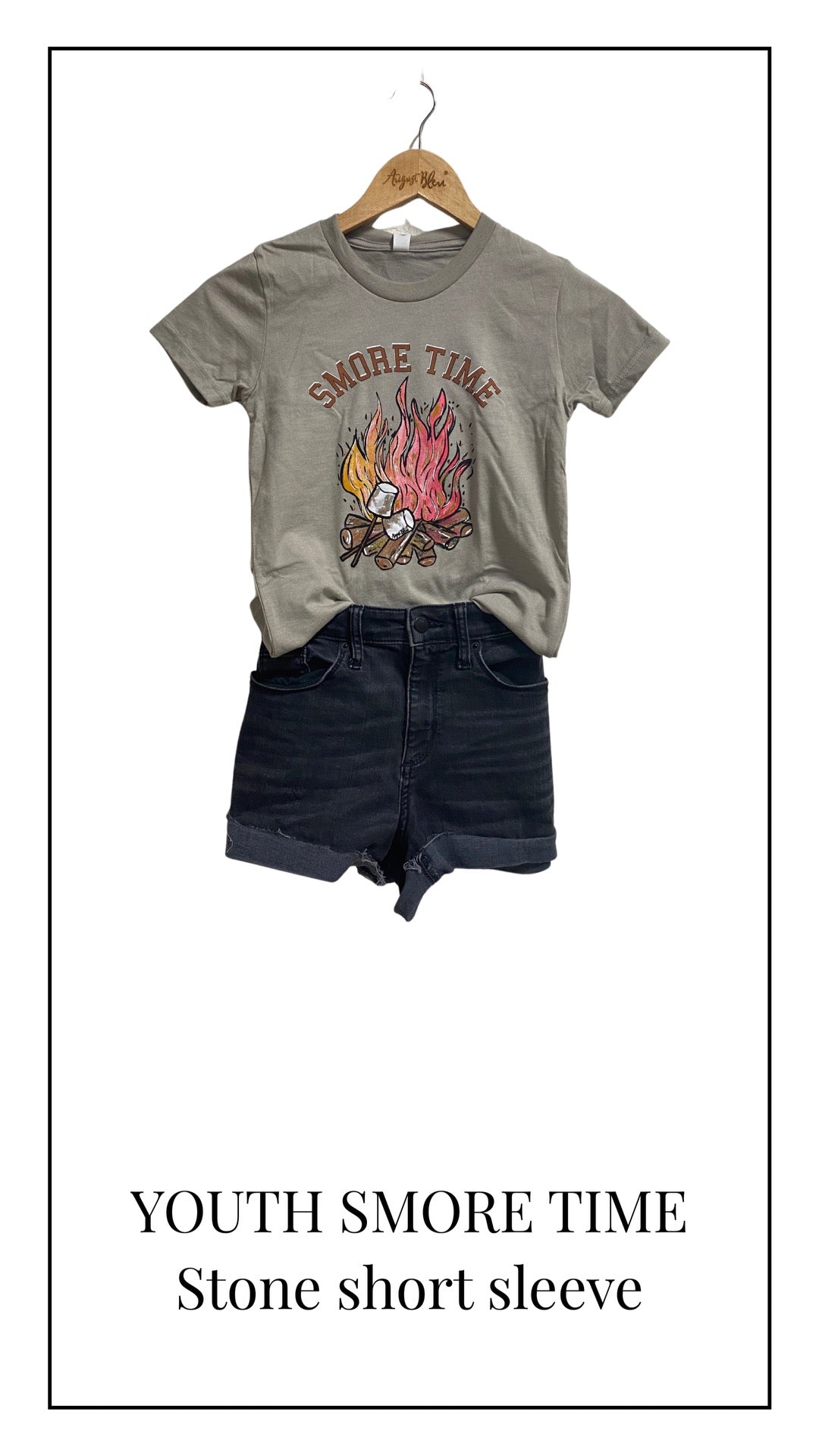 Kid Smore Time - Stone/cream mixed stock